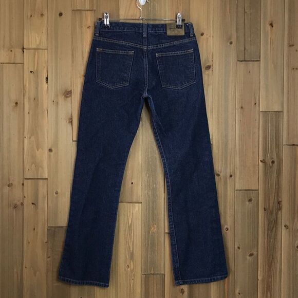 Calvin Klein Jeans Juniors Boot Leg Mid Rise Pant BJXP1508 Dark Wash Size 3 - Picture 11 of 16